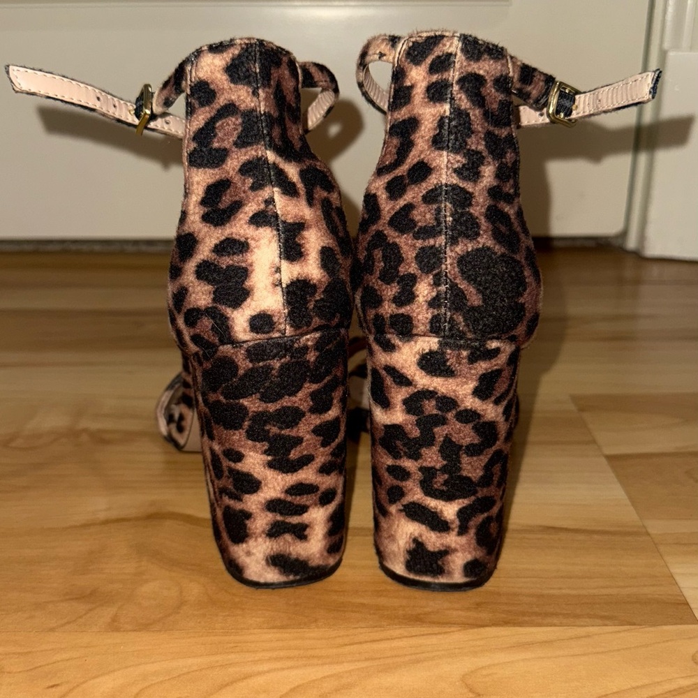 Steve Madden Animal Print Block Heels - Picture 2 of 4
